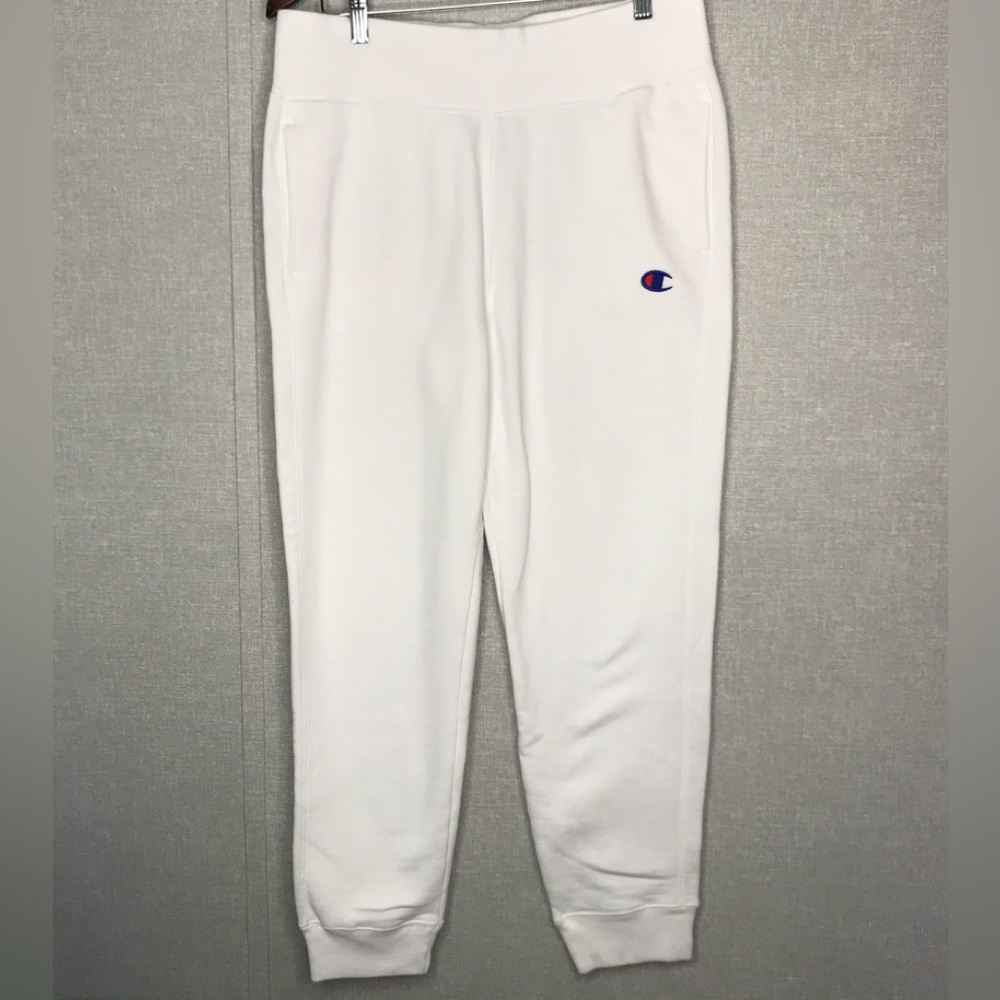 Champion Reverse Weave White Joggers